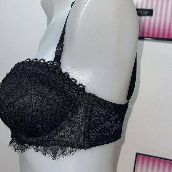 🔥VICTORIA SECRET strapless multiway PUSH-UP  BRA SET 32D// M  NEW - Picture 4 of 8